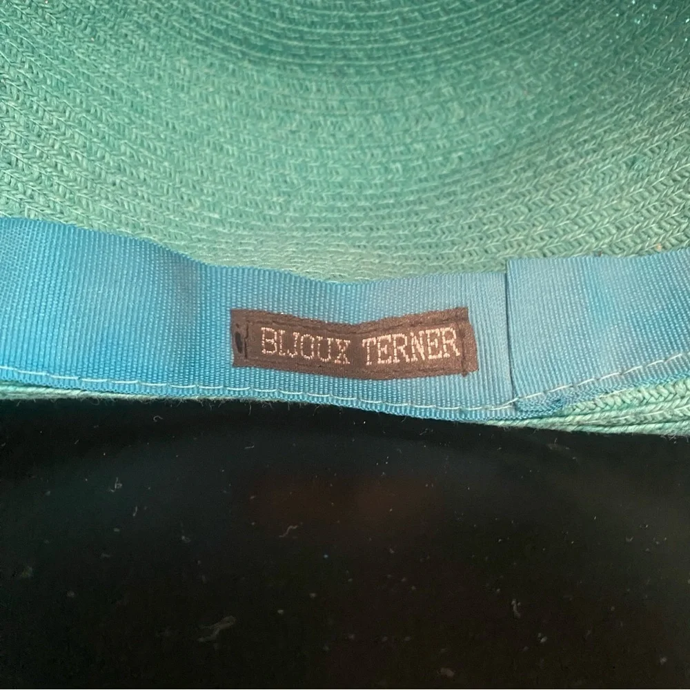 Bijoux Terner Teal Hat and Paisley Scarf Set
